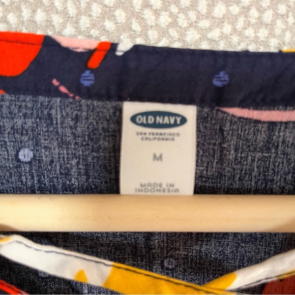 M Old Navy Swing Floral Top - Picture 8 of 9
